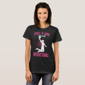 Nur ein Mädchen, das Basketball Lieben Kinder Mädc T-Shirt (Vorne ganz)