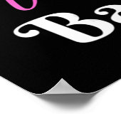 Nur ein Mädchen, das Basketball Lieben Poster (Ecke)