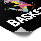 Nur ein Mädchen, das Basketball-Mädchen Liebe Poster (Ecke)