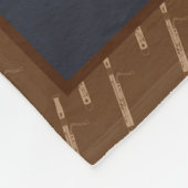 Nur ein Mädchen, das Bassoon Fleece Blanket-Gesche (Ecke)