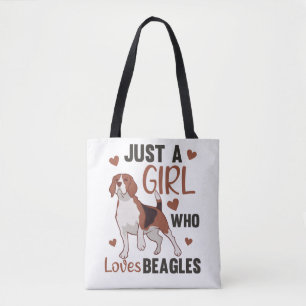 Nur ein Mädchen, das Beagle Lieben - Sweet Beagle Tasche