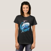Nur ein Mädchen, das Beluga Whales Lieben T-Shirt (Vorne ganz)
