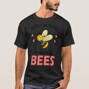 Nur ein Mädchen, das Bienen Liebe, die ich gebumme T-Shirt