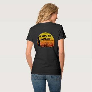 Nur ein Mädchen, das Bienen Liebe T-Shirt