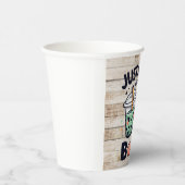 Nur ein Mädchen, das Boba Liebe Pappbecher (Rechts)