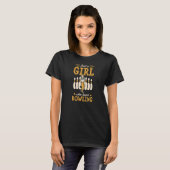 Nur ein Mädchen, das Bowling Liebe T-Shirt (Vorne ganz)