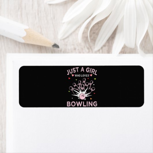 Nur ein Mädchen, das Bowling liebt (Insitu)