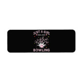 Nur ein Mädchen, das Bowling liebt (Vorne)