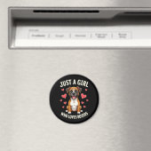 Nur ein Mädchen, das Boxer mag Magnet (In Situ (Geschirrspüler))
