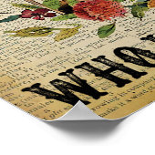 Nur ein Mädchen, das Bücher Lieben - Wohngestaltun Poster (Ecke)