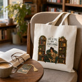 Nur ein Mädchen, das Bücher liebt Cozy Reader-Tasc Tragetasche