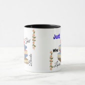 Nur ein Mädchen, das Bücher liebt Kaffeetasse (Zentrum)