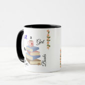 Nur ein Mädchen, das Bücher liebt Kaffeetasse (Vorderseite Links)