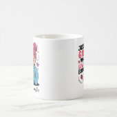 Nur ein Mädchen, das Bücher liebt, personalisierte Kaffeetasse (Mittel)