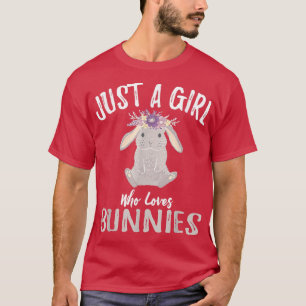 Nur ein Mädchen, das Bunnies Kaninchengeschenke Li T-Shirt