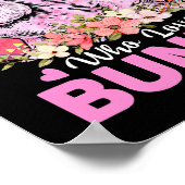 Nur ein Mädchen, das Bunnies Osterschokolade Liebe Poster (Ecke)