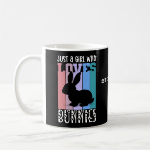 Nur ein Mädchen, das Bunnies Ostersonne Liebe hat Kaffeetasse