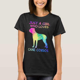 Nur ein Mädchen, das Cane Corsos Funny Cane Corso  T-Shirt