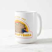 Nur ein Mädchen, das Capybaras Lieben Kaffeetasse (VorderseiteRechts)