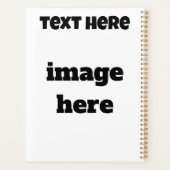 Nur ein Mädchen, das Capybaras Lieben Planer (Rückseite)