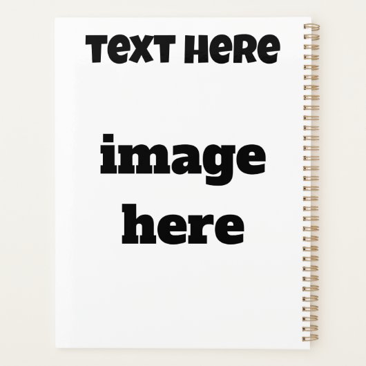 Nur ein Mädchen, das Capybaras Lieben Planer (Rückseite)