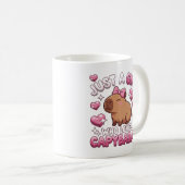 Nur ein Mädchen, das Capybaras liebt Kaffeetasse (VorderseiteRechts)