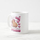 Nur ein Mädchen, das Capybaras liebt Kaffeetasse (Vorderseite Links)