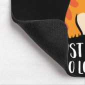 Nur ein Mädchen, das Cats Pullover Lieben Mousepad (Ecke)