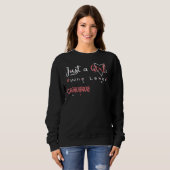 Nur ein Mädchen, das Chihuahua Liebe Sweatshirt (Vorne ganz)