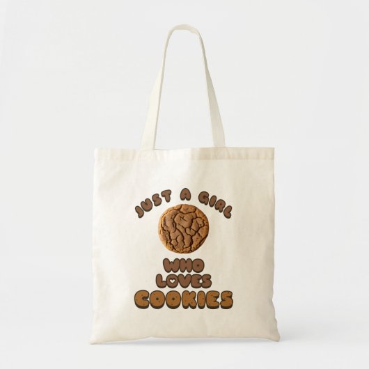 Nur ein Mädchen, das Cookies Liebe Tragetasche (Vorne)