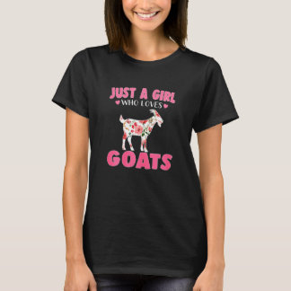 Nur ein Mädchen, das Coole Tiere Liebe T-Shirt