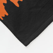 Nur ein Mädchen, das Corgi Hund und Halloween Lieb Fleecedecke (Ecke)