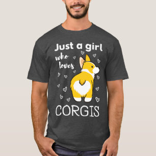 Nur ein Mädchen, das Corgis II Lieben T-Shirt