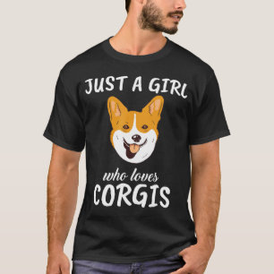 Nur ein Mädchen, das Corgis Kleidung Lieben Hund C T-Shirt