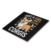 Nur ein Mädchen, das Corgis liebt Fliese (Seite)