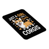 Nur ein Mädchen, das Corgis liebt Magnet (Rechte Seite)