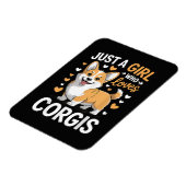 Nur ein Mädchen, das Corgis liebt Magnet (Linke Seite)