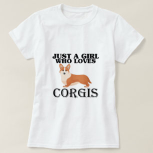 Nur ein Mädchen, das Corgis T-Shirt