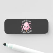 Nur ein Mädchen, das Cotton Candy Liebe Namensschild (Beispiel)