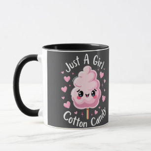 Nur ein Mädchen, das Cotton Candy Liebe Tasse