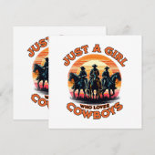 Nur ein Mädchen, das Cowboys Liebe (Vorne/Hinten)