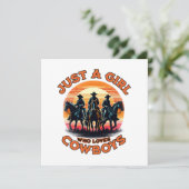 Nur ein Mädchen, das Cowboys Liebe (Stehend Vorderseite)