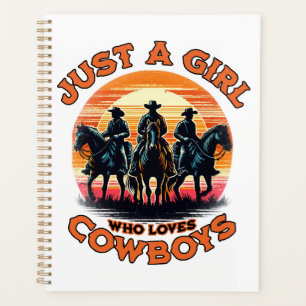Nur ein Mädchen, das Cowboys liebt Planer