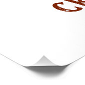 Nur ein Mädchen, das Croissants Lieben Poster (Ecke)