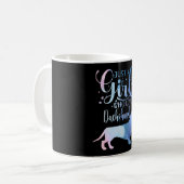 Nur ein Mädchen, das Dackel Liebe Hund Lover Weibc Kaffeetasse (Vorderseite Links)