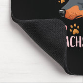 Nur ein Mädchen, das Dackeln Liebe Mousepad (Ecke)