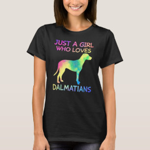 Nur ein Mädchen, das Dalmatiner Lieben Niedlich Da T-Shirt