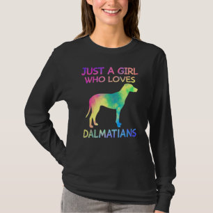 Nur ein Mädchen, das Dalmatiner Lieben Niedlich Da T-Shirt