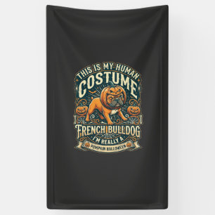 Nur ein Mädchen, das den Halloween-Postdienst-Hexe Banner