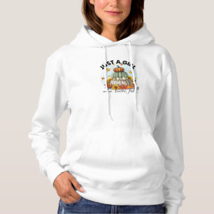 Nur ein Mädchen, das den Herbst liebt Hoodie